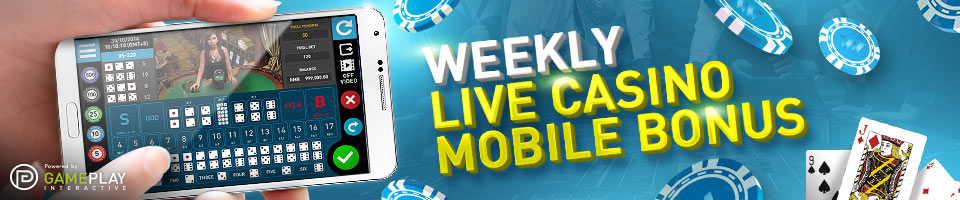 live Casino mobile bonus